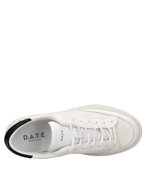 Sneakers in camoscio e tessuto D.A.T.E. | LEVANTE DRAGONBIANCO-NERO